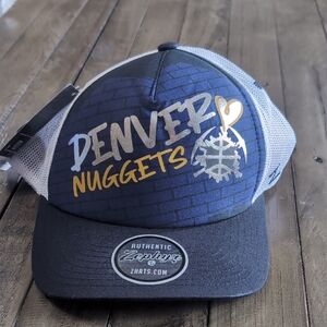Zephyr Denver Nuggets Blue and Gray Hat